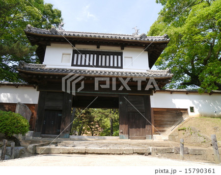 土浦城櫓門(太鼓櫓)正面 15790361