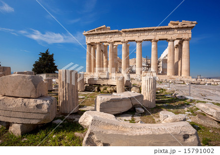 Parthenon temple on the Acropolis in Athens,Greece 15791002