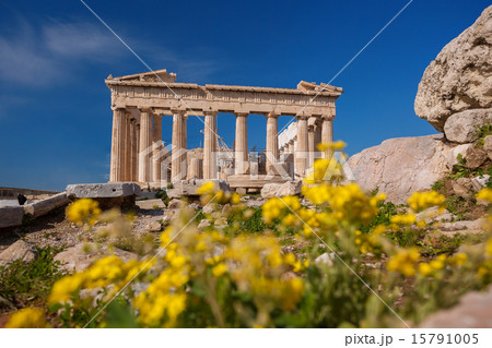 Parthenon temple on the Acropolis in Athens,Greece 15791005