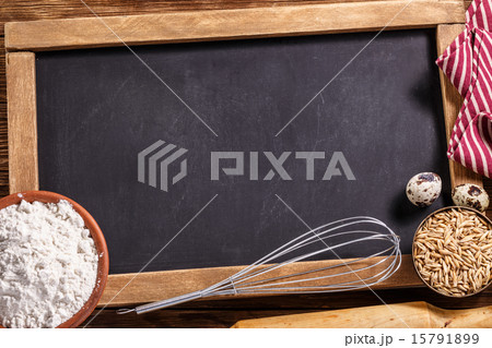 Ingredients for baking  with place for text. 15791899