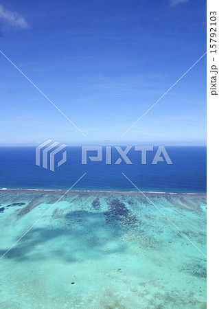 南の島サイパン島沖の美しいラグーン 15792103