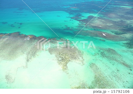 南の島サイパン島沖の美しいラグーン 15792106