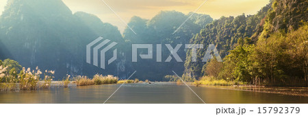 Sunset in the mountains 15792379