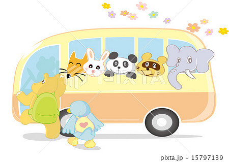 動物バスのイラスト素材 15797139 Pixta