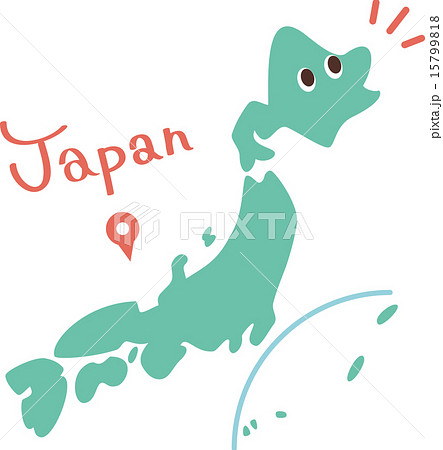 ベストコレクション かわいい 日本地図 イラスト フリー