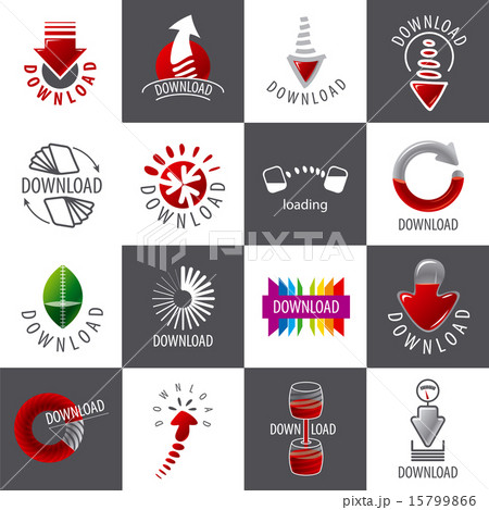 large set of vector logos for download 15799866