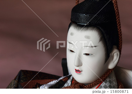 神秘的で凛々しい雛人形(男雛) 神秘的で凛々しい雛人形(男雛) 15800871