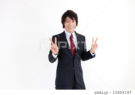 ピース　ビジネス　男性　 15804197