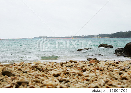 辺野古大浦海岸　オイルフェンス 15804705