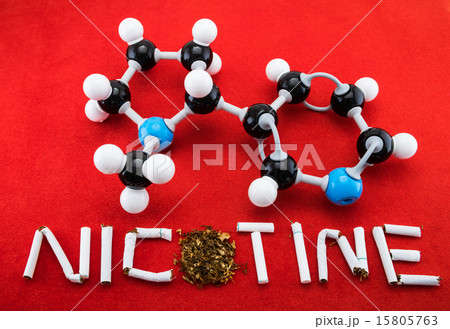 Nicotine molecular structure 15805763