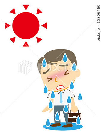 大汗　ビジネスマン 15806460