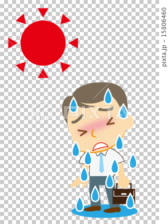 大汗　ビジネスマン 15806460