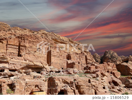Petra, Jordan-- it is a symbol of Jordan 15806529