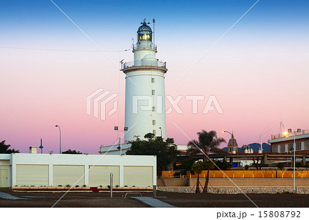 Beacon at Malaga in morning Beacon at Malaga in morning 15808792