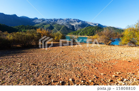 Mountains landscape with river 15808810