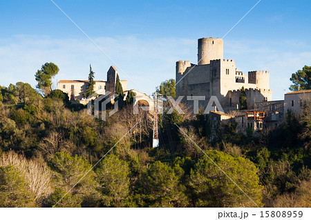 View of Castellet i la Gornal with  Castle 15808959