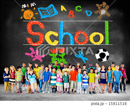 Kids Imagination Handwriting School Learning Concept Kids Imagination Handwriting School Learning Concept 15811516