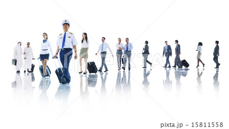 Travel Business People Cabin Crew Trip Flight Concept 15811558