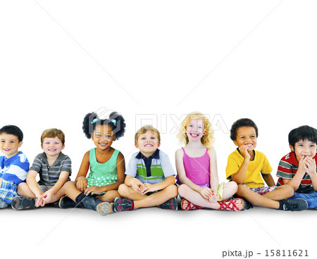 Children Kids Happiness Multiethnic Group Cheerful Concept Children Kids Happiness Multiethnic Group Cheerful Concept 15811621
