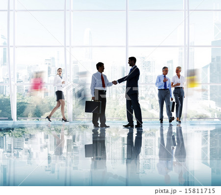 Business People Colleagues Teamwork Meeting Seminar Conference C 15811715