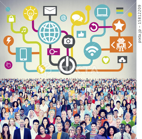 Connecting Internet Online Social Media Social Network Concept Connecting Internet Online Social Media Social Network Concept 15812209