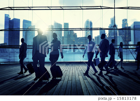 Business Travel Commuter Corporate Cityscape Trip Concept 15813178