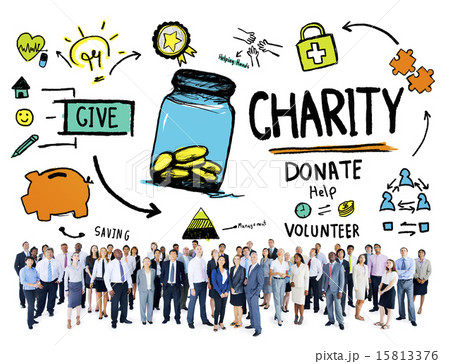 Business People Corporate Give Help Donate Charity Concept 15813376