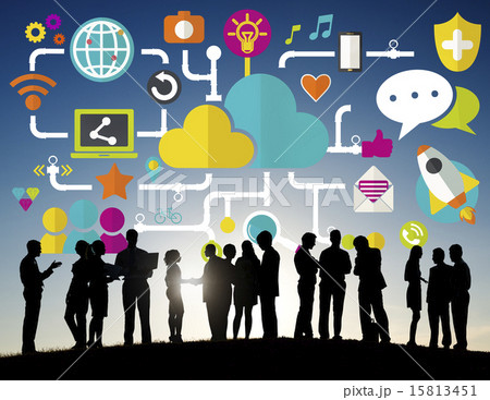 Social Media Social Networking Connection Data Storage Concept Social Media Social Networking Connection Data Storage Concept 15813451