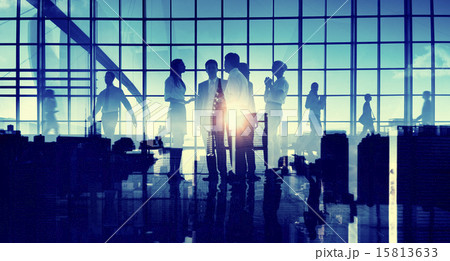 Business People Communication Discussion Cityscape Corporate Con Business People Communication Discussion Cityscape Corporate Con 15813633