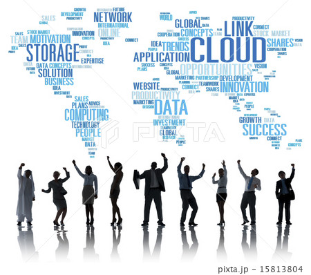 Link Cloud Computing Technology Data Information Concept 15813804