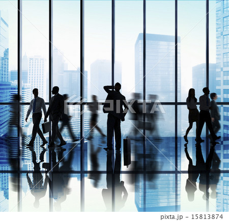 Business People Lost Rush Hour Walking Office Concept Business People Lost Rush Hour Walking Office Concept 15813874