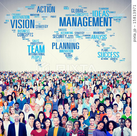 Management Vision Action Planning Success Team Business Concept Management Vision Action Planning Success Team Business Concept 15813971