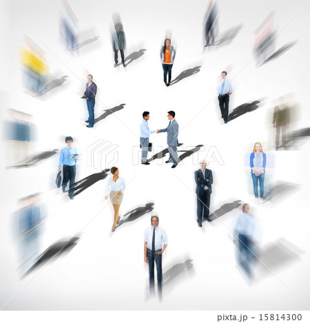 Diverse Ethnic Business Occupation Cheerful Variation Concept 15814300