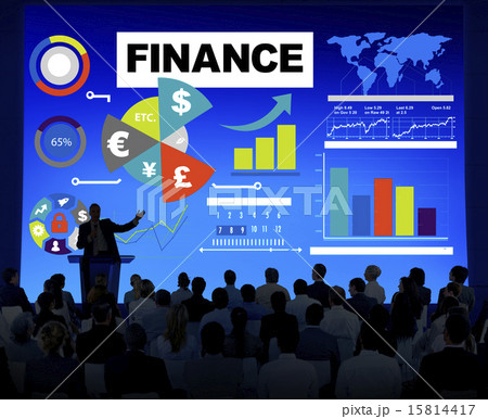 finance bar graph chart investment money business concept 15814417