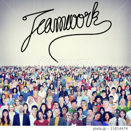 Teamwork Team Collaboration Support Member Unity Concept 15814474