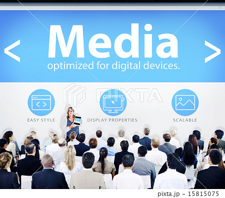 Business People Media Presentation Concept 15815075