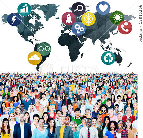 Global Communications Social Networking Connection Concept 15815266
