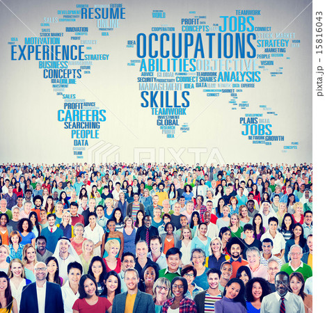 Occupations Careers Community Experience Global Concept Occupations Careers Community Experience Global Concept 15816043