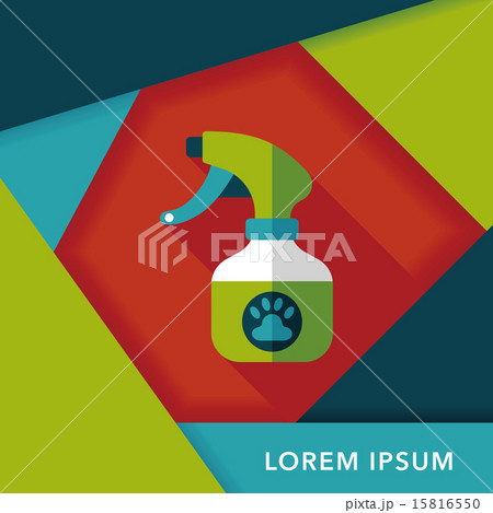 Pet shampoo flat icon with long shadow,eps10 Pet shampoo flat icon with long shadow,eps10 15816550