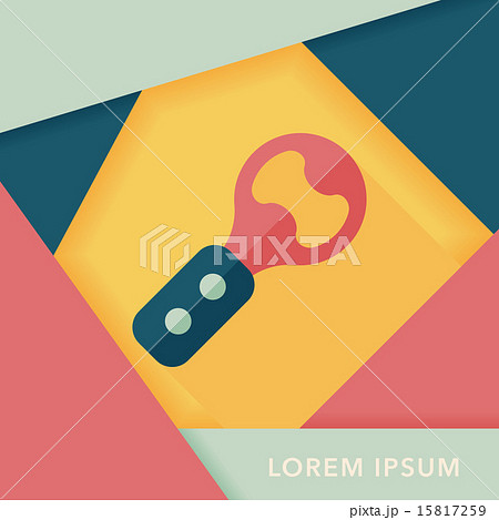 kitchenware corkscrew flat icon with long shadow,eps10 kitchenware corkscrew flat icon with long shadow,eps10 15817259