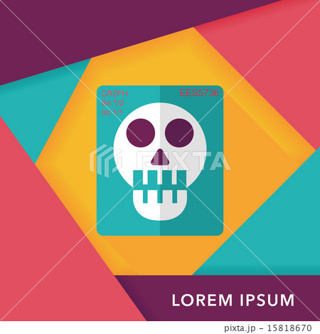 x-ray flat icon with long shadow,eps10 x-ray flat icon with long shadow,eps10 15818670