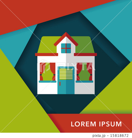 Building house flat icon with long shadow,eps10 Building house flat icon with long shadow,eps10 15818672