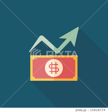 business chart flat icon with long shadow,eps10 business chart flat icon with long shadow,eps10 15818774