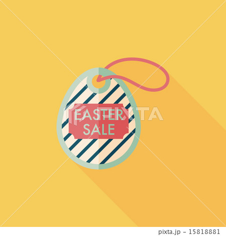 easter egg flat icon with long shadow,eps10 easter egg flat icon with long shadow,eps10 15818881