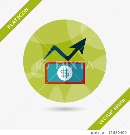business chart flat icon with long shadow,eps10 business chart flat icon with long shadow,eps10 15820460