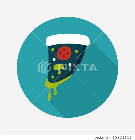 pizza flat icon with long shadow,eps10 15821112