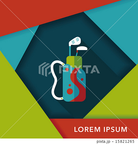 golf flat icon with long shadow,eps10 golf flat icon with long shadow,eps10 15821265