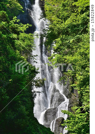 神庭の滝全景4（岡山県真庭市） 15822849