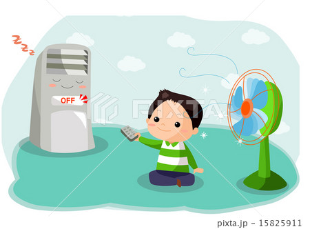Summer Time Energy-Saving III_003 - Stock Illustration [15825911] - PIXTA