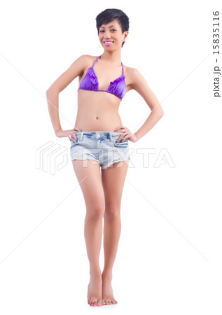 Woman body in bikini isolated Woman body in bikini isolated 15835116